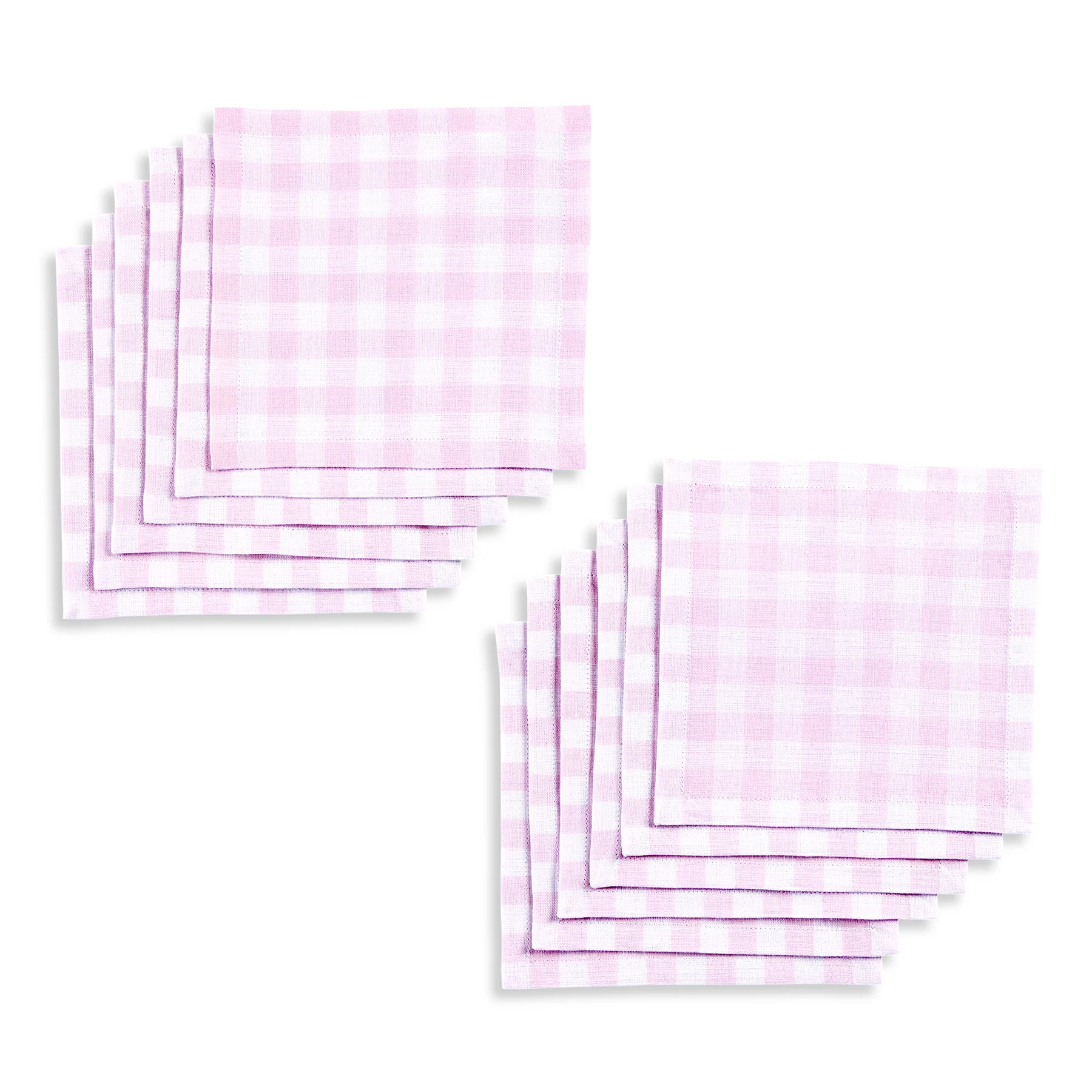 Gingham Cocktail Napkins | Solino Home
