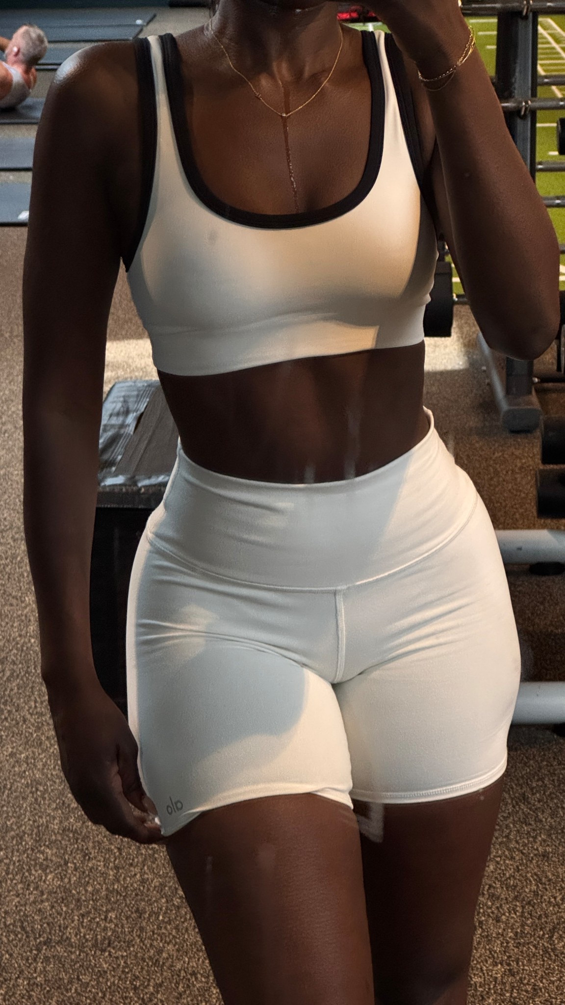 GYM white set 

#LTKpetite #LTKcurves #LTKeurope