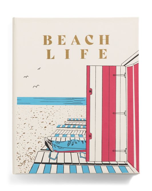 Beach Life Leather Bound Book | TJ Maxx