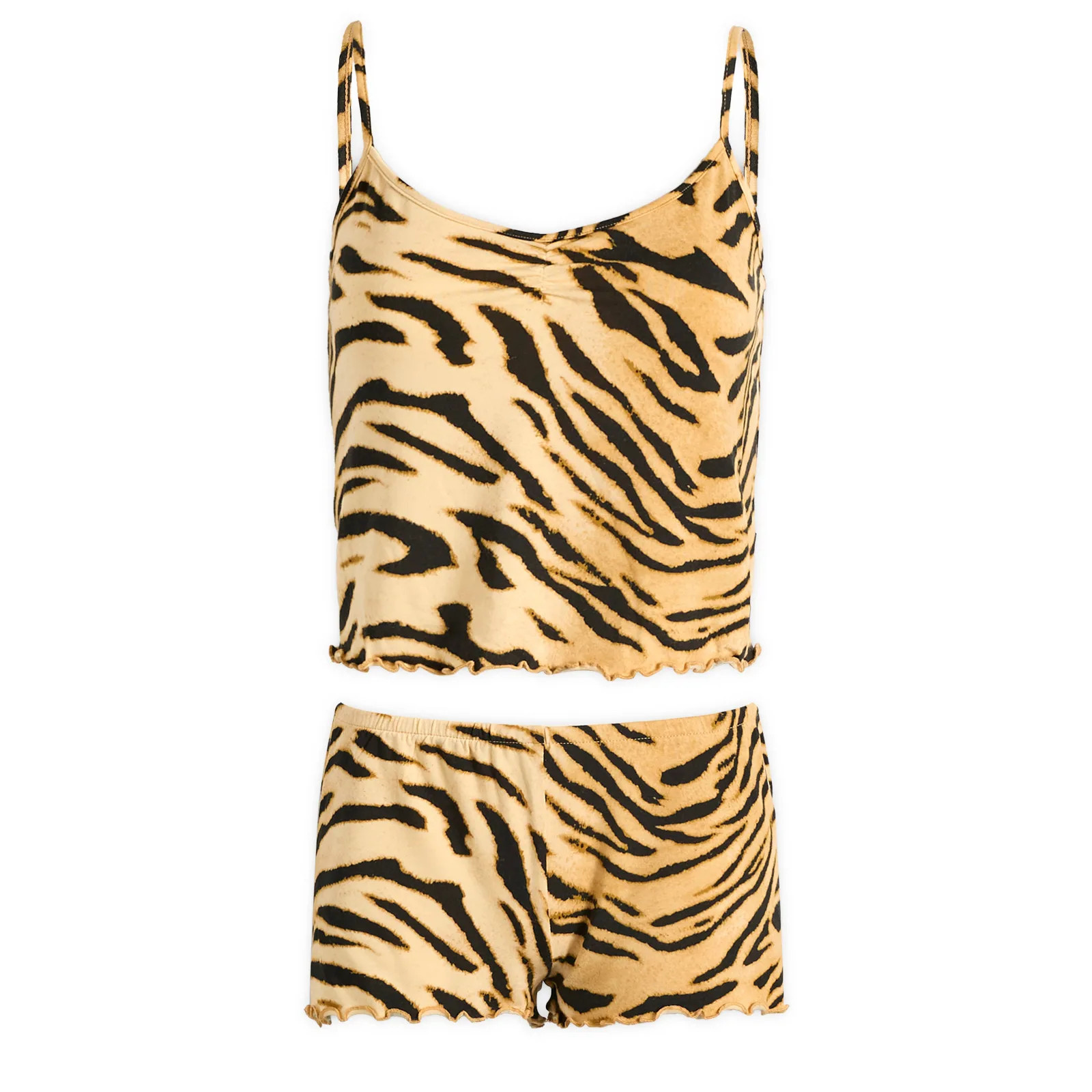 SKIMS Women's Sleep Cami Sleep Set Tiger Print | END. Clothing