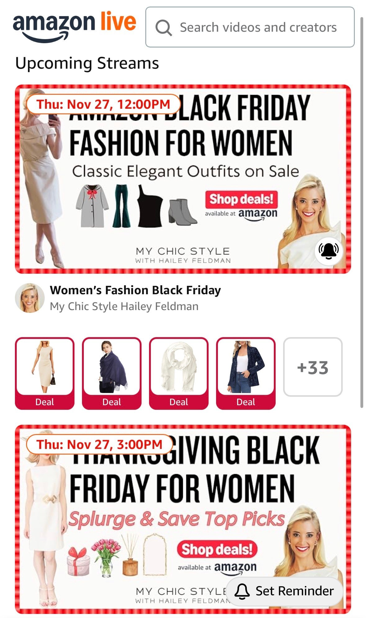 Live today 12 and 3 pm est! Cyber week Black Friday deals for holiday gifts. Home and women’s fashion and makeup. Deals galore ! 

#LTKSaleAlert #LTKHoliday #LTKCyberWeek