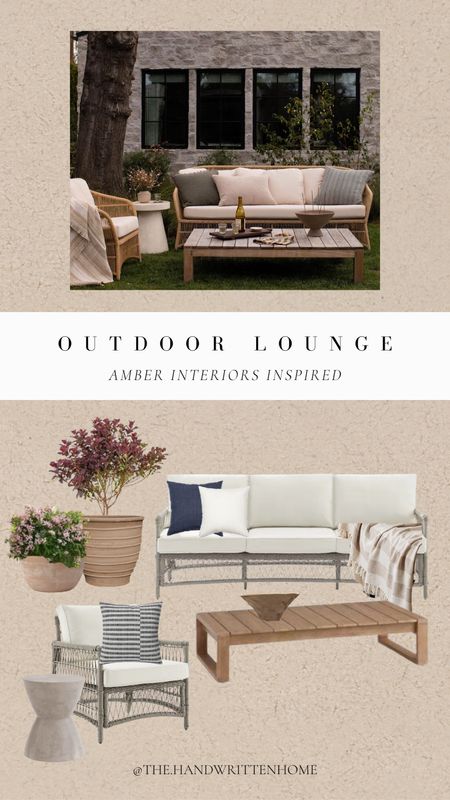 Outdoor living inspired by Amber Interiors!

Quinn outdoor sofa and chair look alike! Originals are $2650 and $7000. This outdoor wicker sofa and chair are budget friendly patio furniture.

Amber interiors 
McGee
Wicker furniture
Outdoor wood coffee table
Outdoor planters
Amber interiors dupe

#LTKSeasonal #LTKhome #LTKsalealert