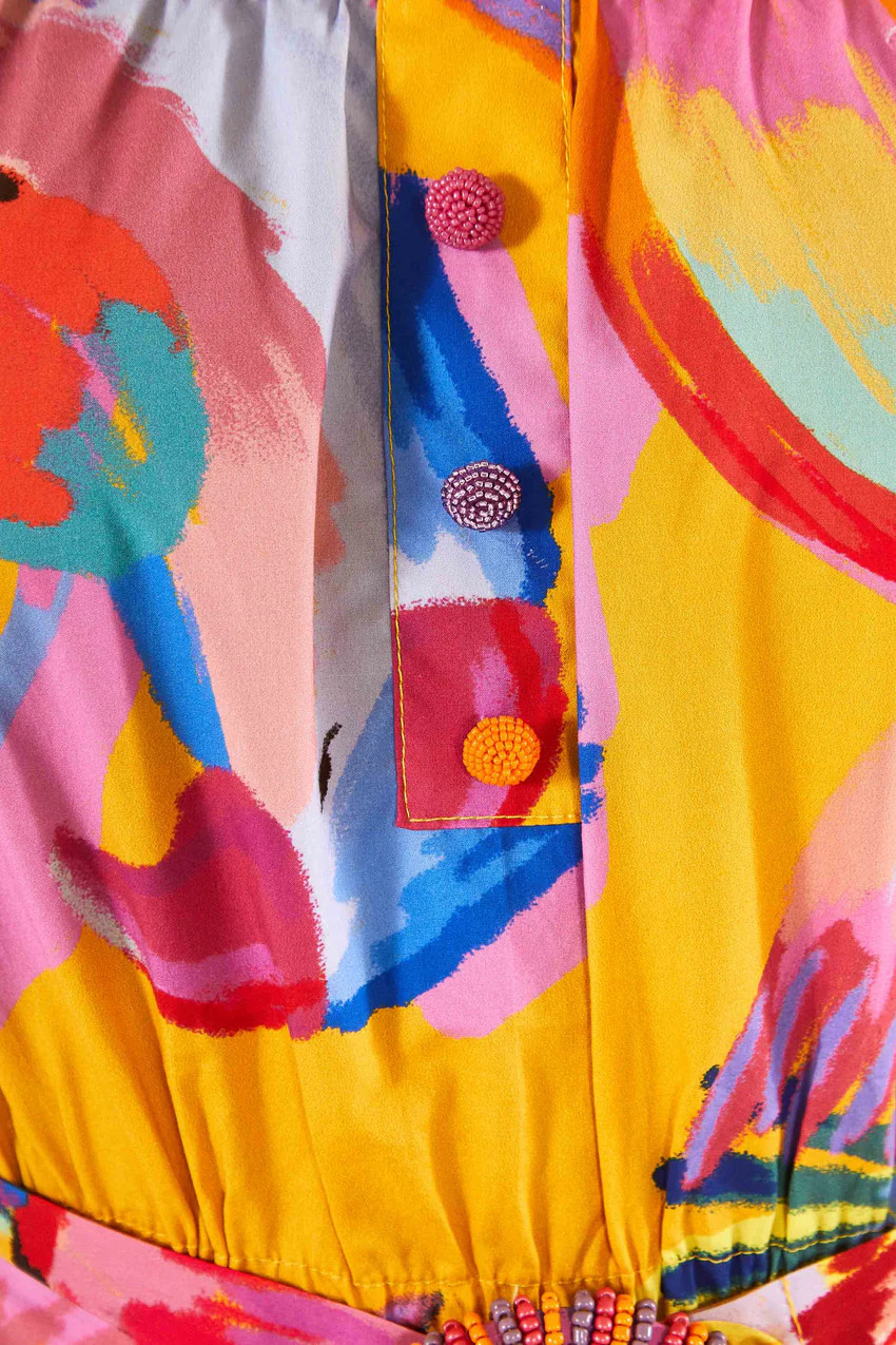 NEON MACAWS MAXI DRESS | FarmRio (US)