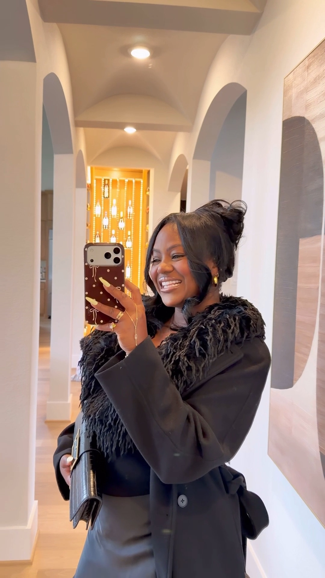 #GNO 

feather top is old naked wardrobe!
kitten heels are vintage gucci

#LTKootd #LTKMidsize #LTKgrwm