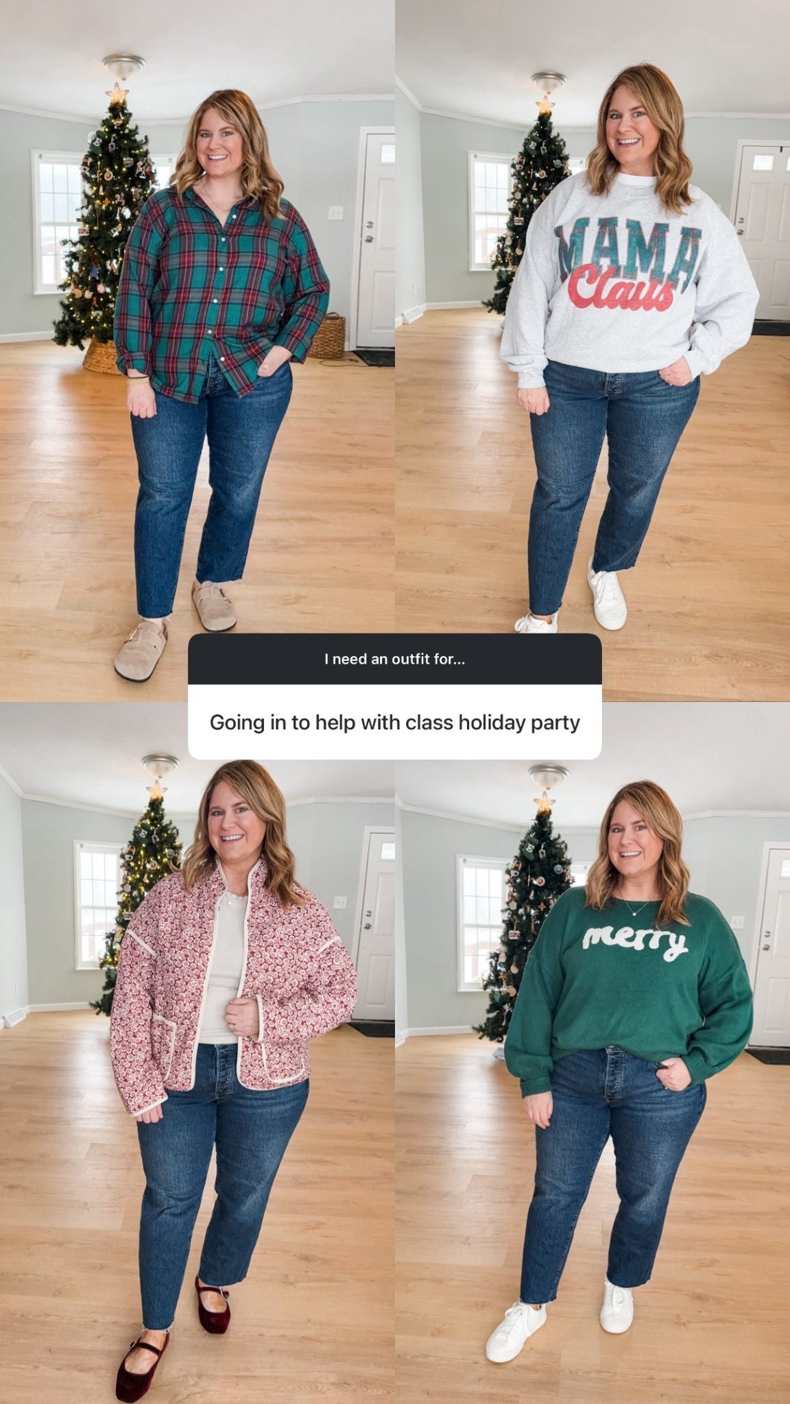 Outfit ideas for a class holiday party!

#LTKSeasonal #LTKHoliday #LTKMidsize