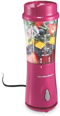 Hamilton Beach Portable Blender for Smoothies With 14 oz. Travel Jar | BPA Free Jar & Lid | Durab... | Amazon (US)