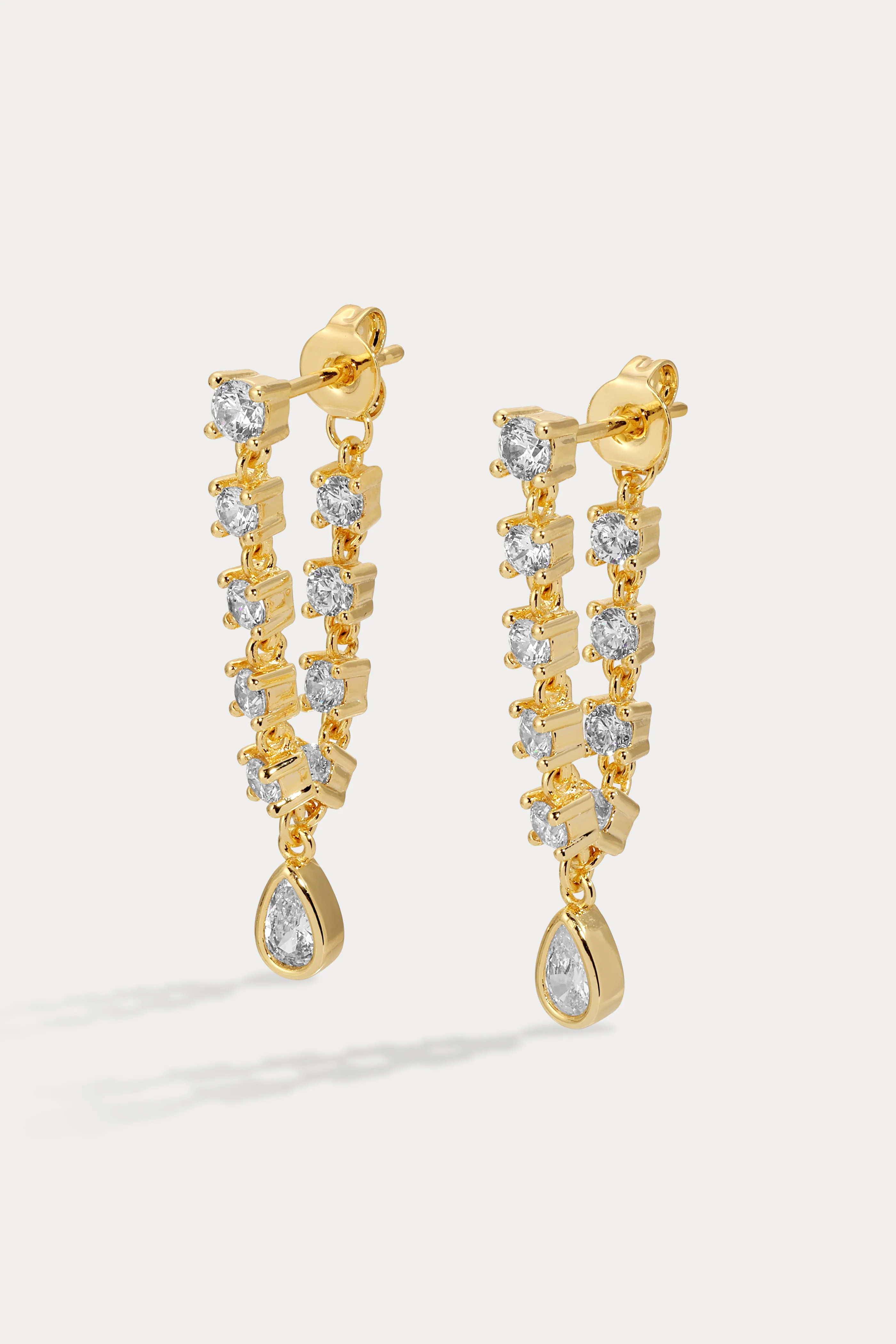 Small Stephie Bezel Earrings | Lili Claspe