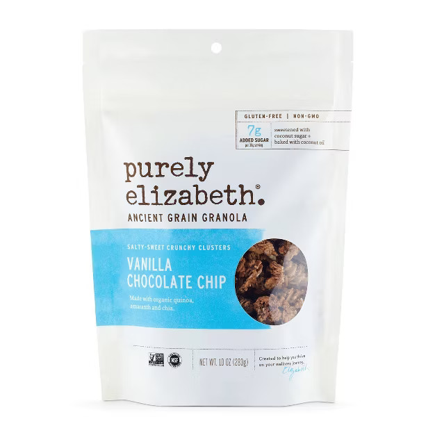 Purely Elizabeth Vanilla Choc Chip Ancient Grain Granola - 10oz | Target