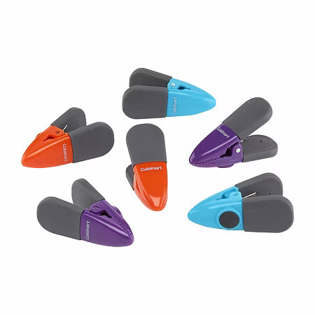 Cuisinart Magnetic 6-pc. Chip Clips, One Size, Multiple Colors | JCPenney