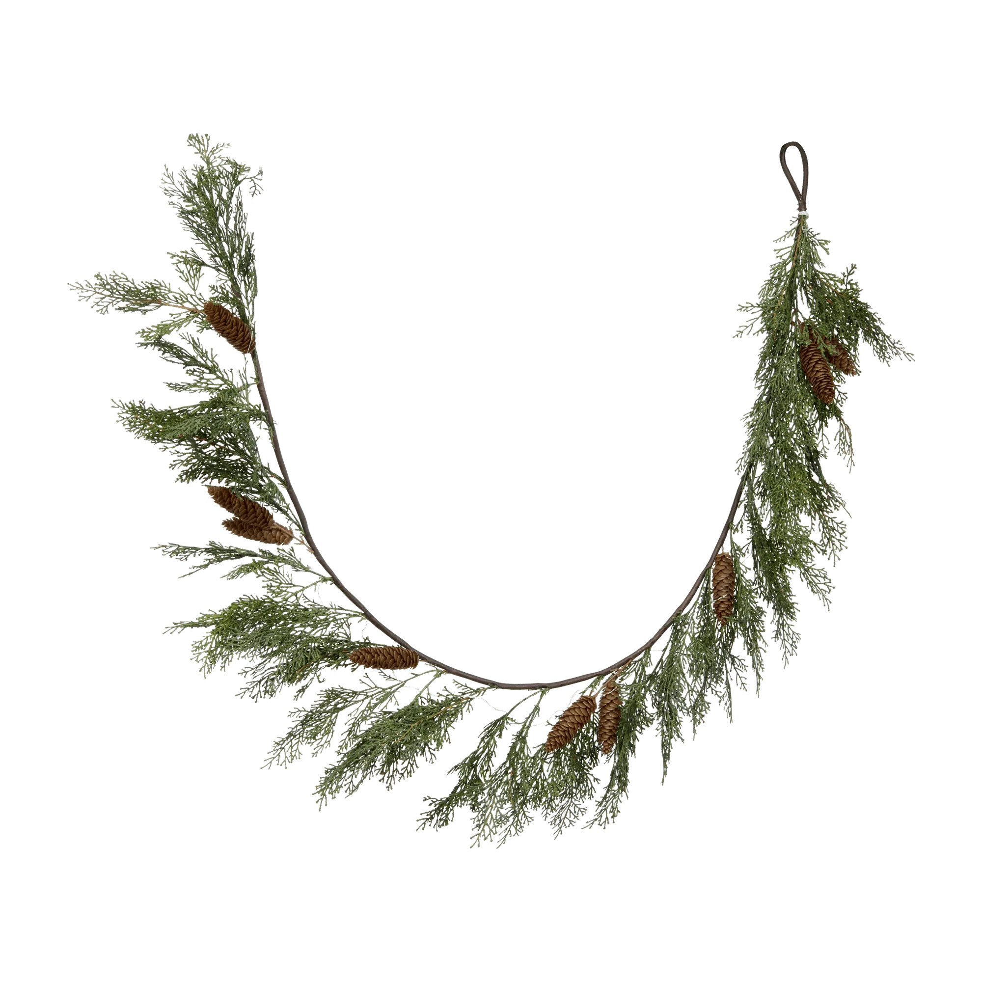 LED Cedar Pine Garland | Bouclair