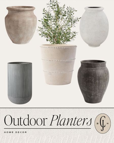 Outdoor pots and planters!
