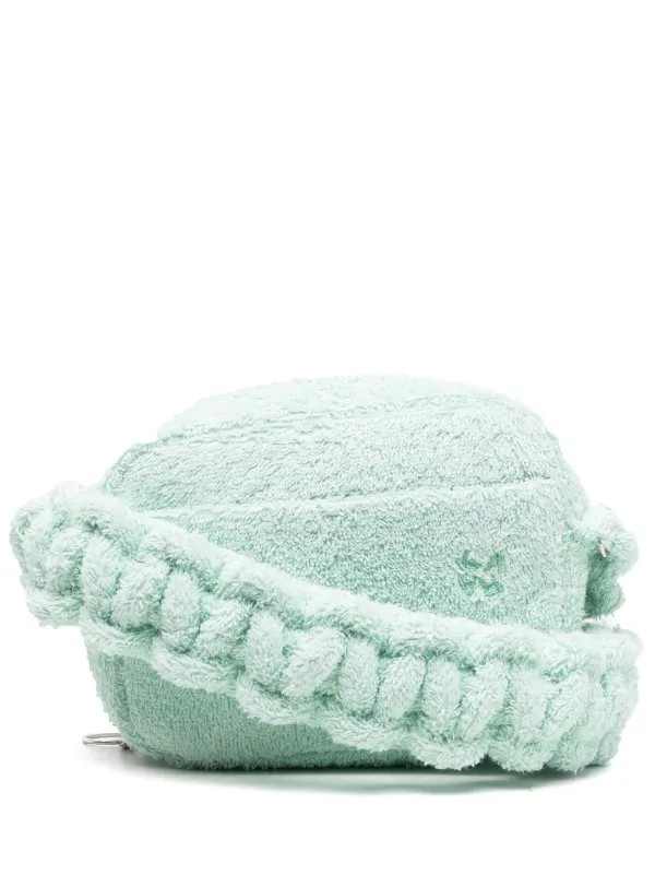 Kara Terry embroidered-logo Shoulder Bag  | Green | FARFETCH | Farfetch Global