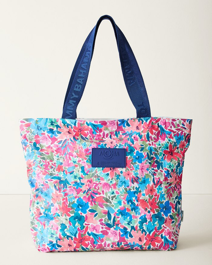 Aloha Collection Watercolor Floral Day Tripper Tote | Tommy Bahama