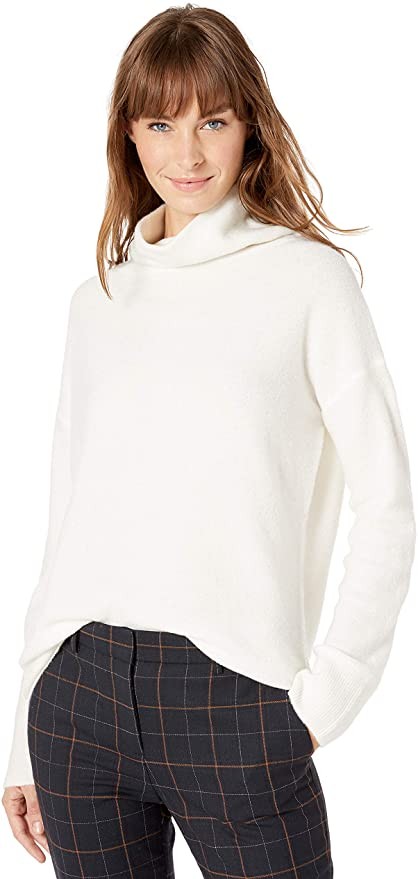 Amazon Brand - Lark & Ro Women's Boucle Turtleneck Oversized Sweater | Amazon (US)