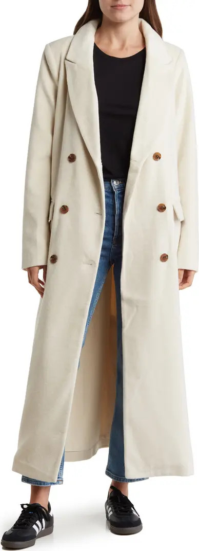 Double Breasted Long Coat | Nordstrom Rack