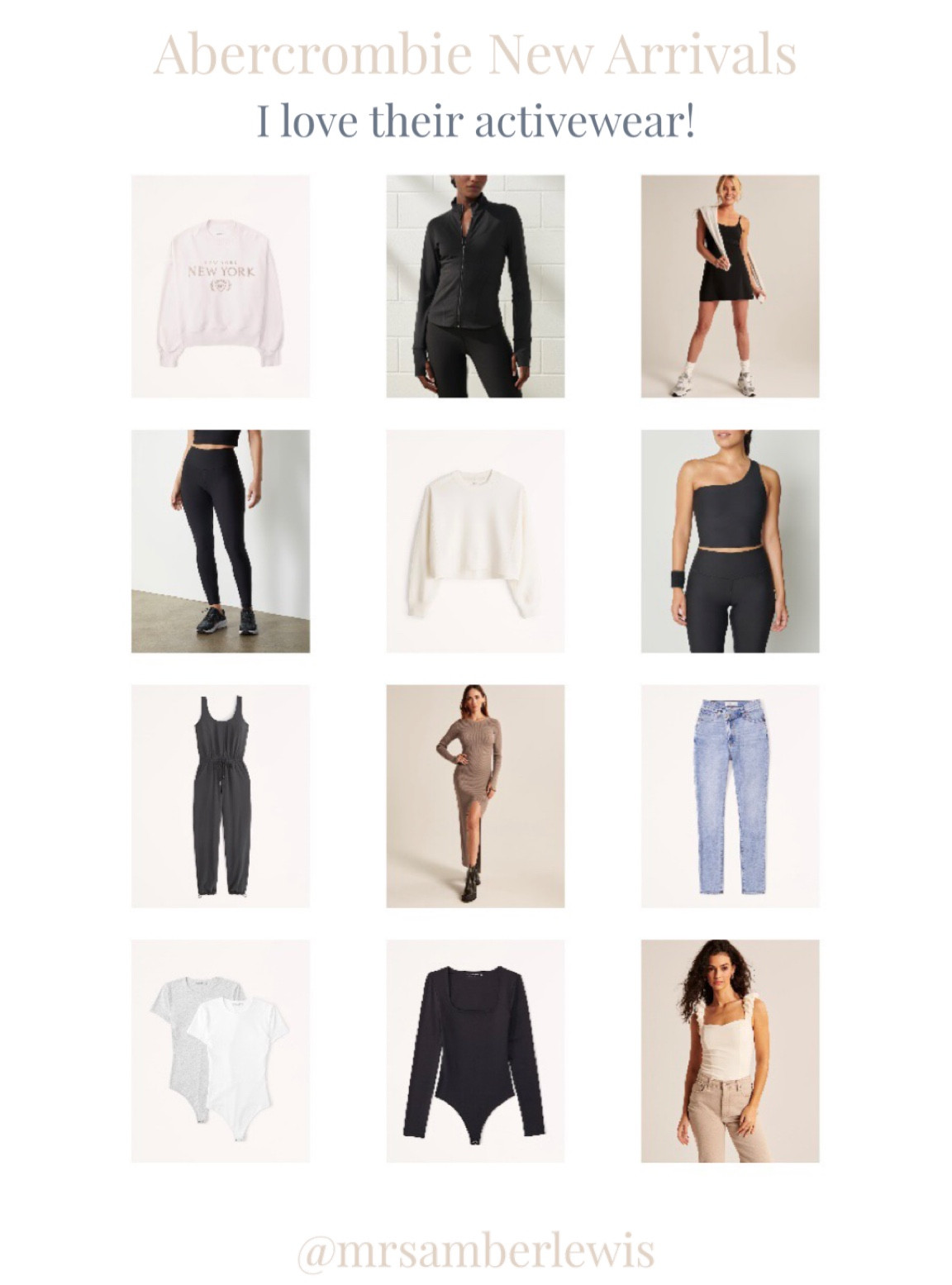 You all know how much I love Abercrombie activewear and denim, had to share these finds with you all! That tank top is gorgeous and has me wanting warmer weather back ASAP! 

#LTKSeasonal #LTKFind #LTKfit