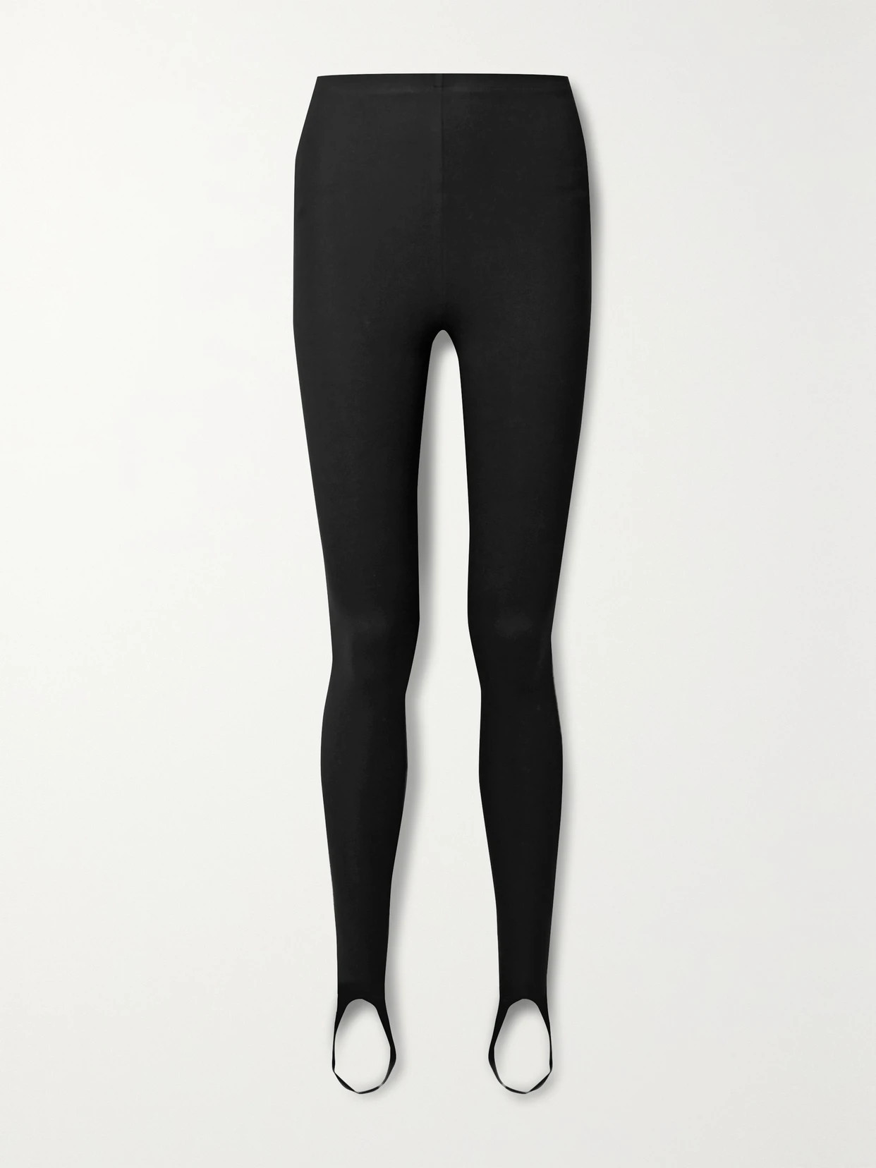 LESET - Rio Stretch-ponte Stirrup Leggings - Black | NET-A-PORTER (US)