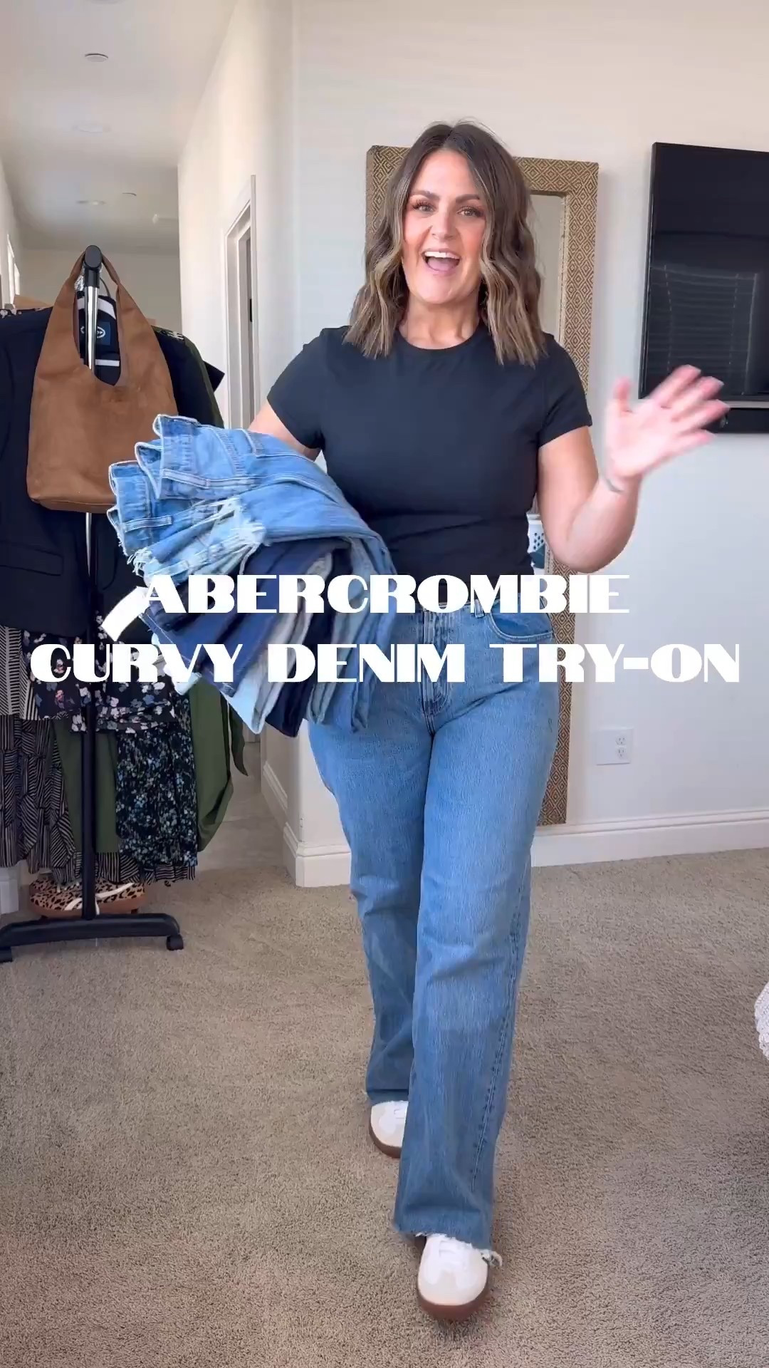 Abercrombie Curvy denim try-on

All Curve Love:
High Rise 90s Relaxed 31R
High Rise Wide Leg 31R & L
Ultra High Rise 90s Straight 31R & L
Mid Rise Bootcut 31L
Mid Rise Slouchy 31L
Ultra High Rise Ankle Straight 31L

Tshirt, large
Sneakers, 10 (true to size)

Jeans, fall fashion, Abercrombie sale, size 12, closet staples, sale, sale alert, sale finds, Abercrombie sale, Courtney Hamilton, California

#LTKSaleAlert #LTKMidsize #LTKFindsUnder100