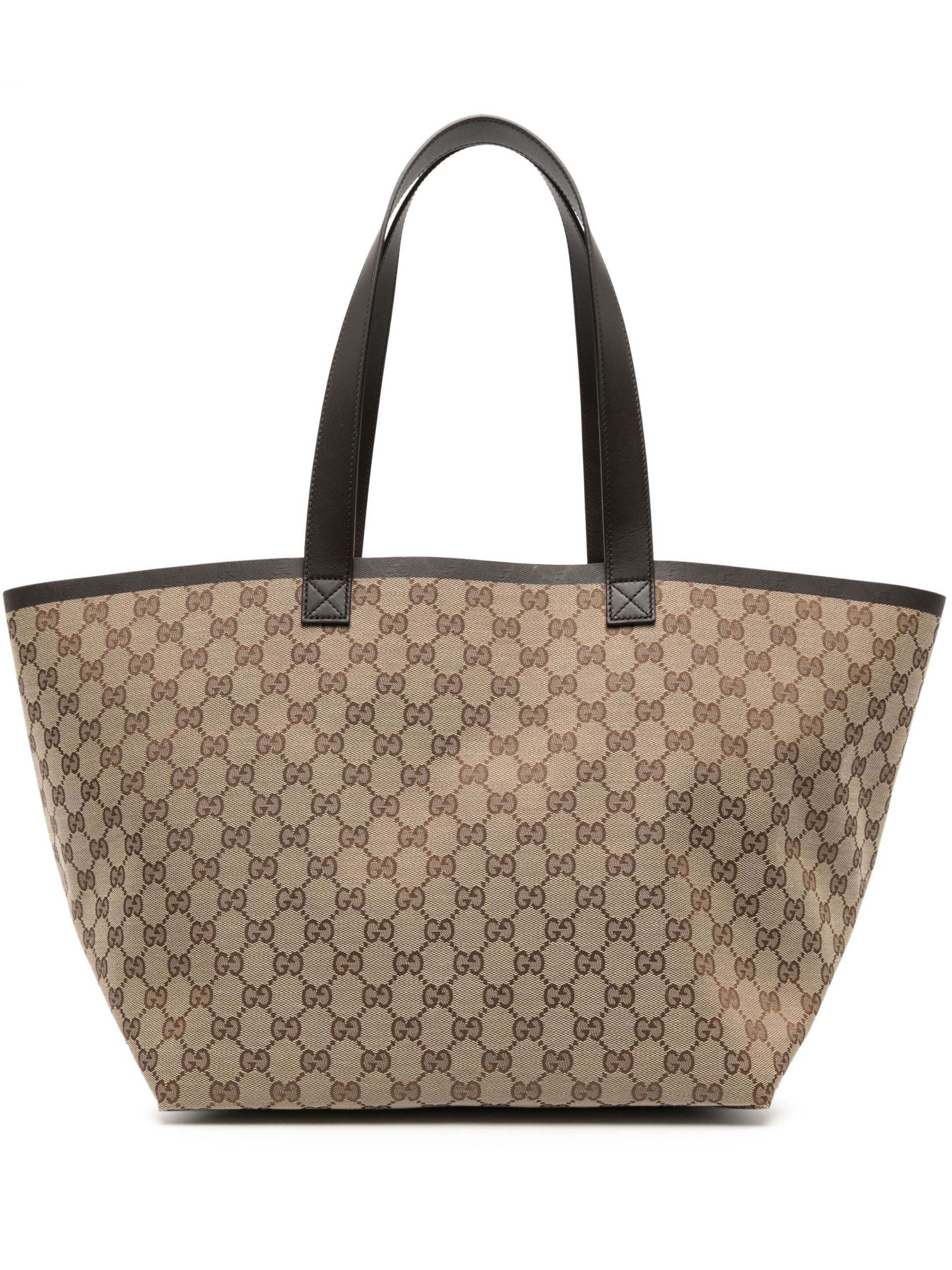 Gucci Beige Classic GG Canvas Tote Bag | Browns Fashion Global