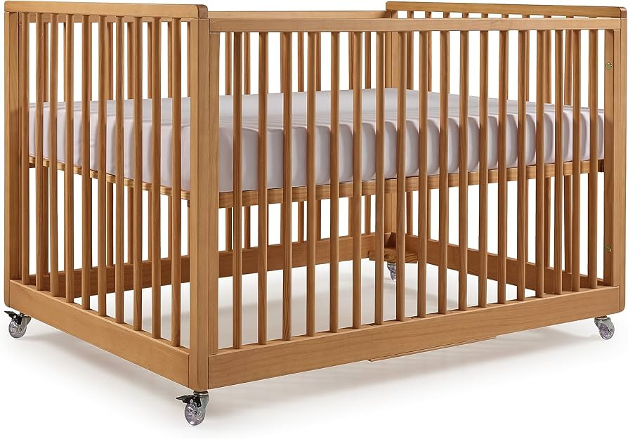 Cali Convertible Crib, 4-in1 Crib, Mini Crib, Full Size Crib, Montessori Bed, Toddler Bed, Solid ... | Amazon (US)