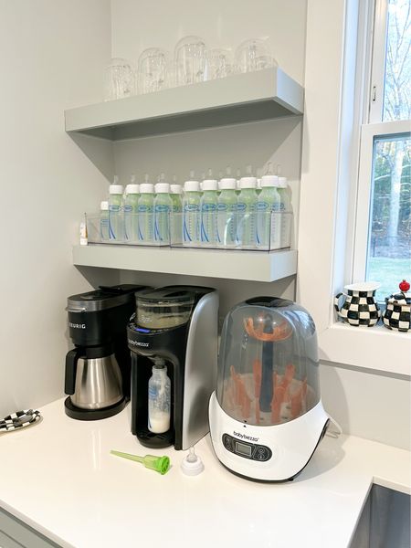 The Baby Brezza is a game changer 👏🏽

•Babylist, bottle cleaner, formula machine, clear mugs, Mackenzie childs, target finds, coffee station, baby organization, kitchen organization 

#LTKfamily #LTKbaby #LTKhome