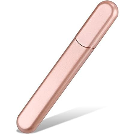 Premium Particular Glass Nail File with Case MiDenso Both Sided Filer Crystal Beauty Nail File Sa... | Amazon (US)