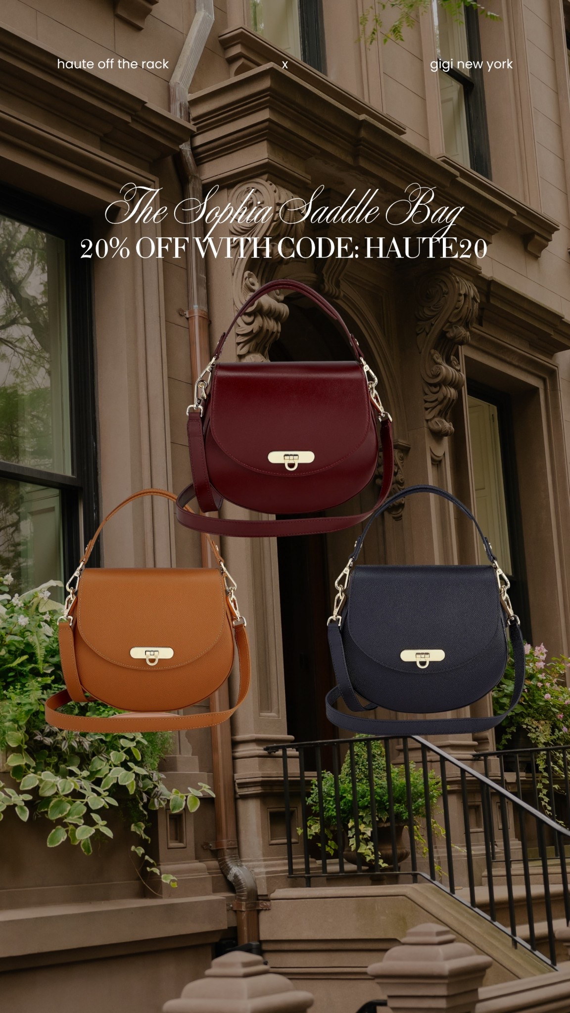 The Sophia saddle bag that I designed with @giginewyork is officially available take 20% OFF with code HAUTE20

#handbag #giginewyork #saddlebag #falloutfits #fallfashion


#LTKItBag #LTKTravel #LTKStyleTip