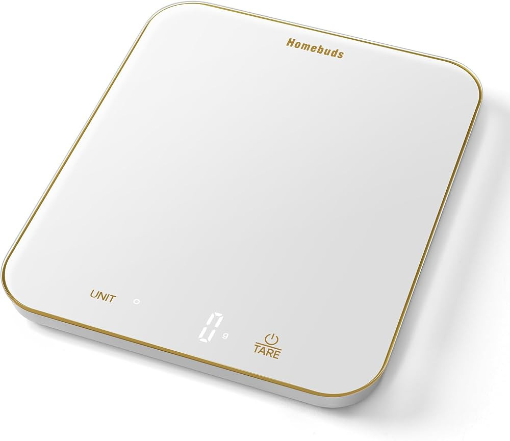 Homebuds 33lb Digital Food Scale Grams and Ounces in 1g, High Precision Assured by Kitchen Scale ... | Amazon (US)