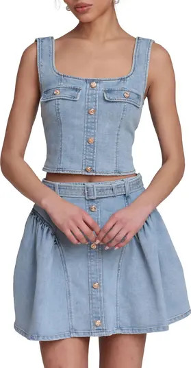 Denim crop Tank | Nordstrom