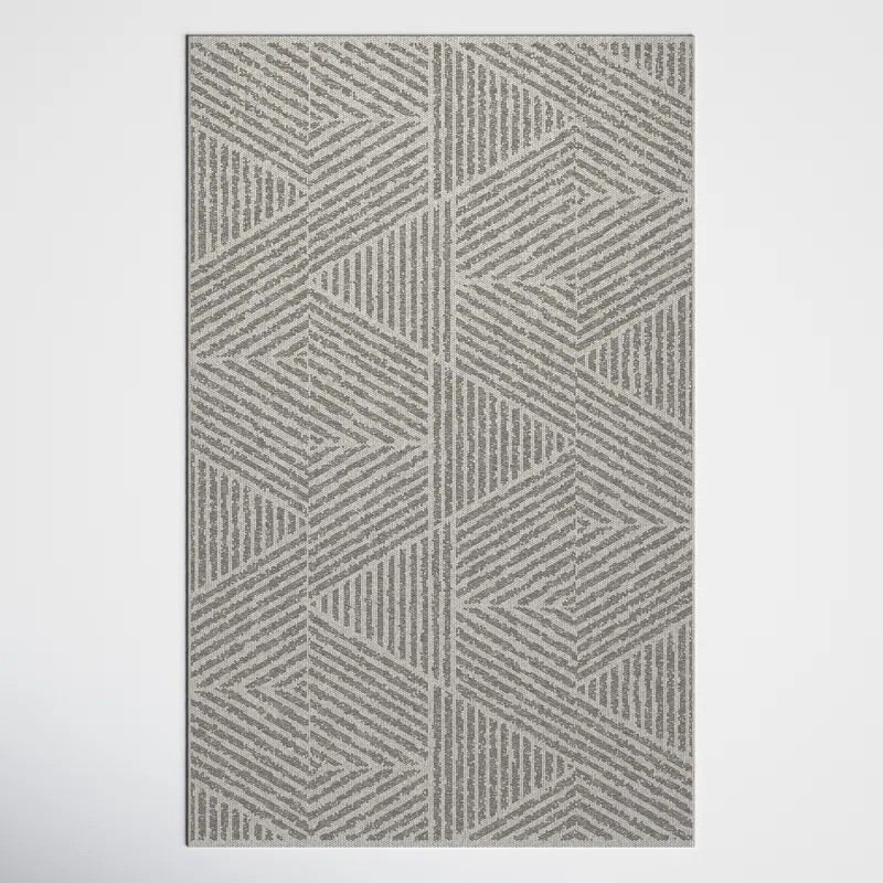 Bradson Beige/ Gray Indoor/Outdoor Rug | Wayfair North America