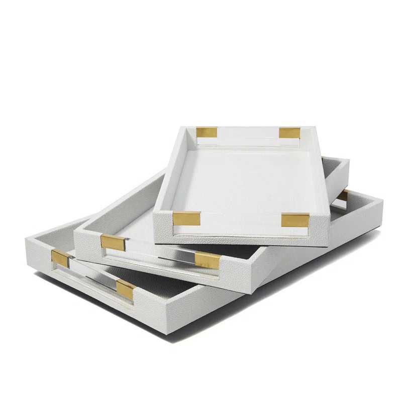 Mele 3 Piece Coffee Table Tray Set | Wayfair Professional