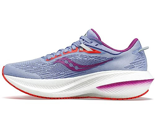 Saucony Women's Triumph 21 Sneaker, Finesse Lilac, 8.5 | Amazon (US)