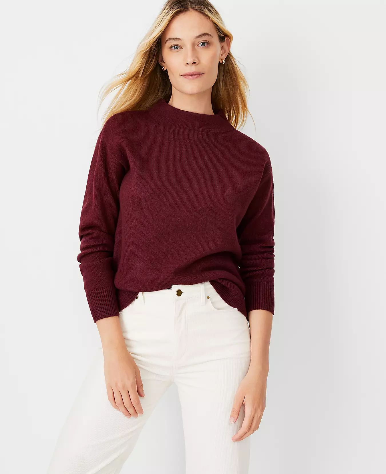 Funnel Neck Sweater | Ann Taylor (US)