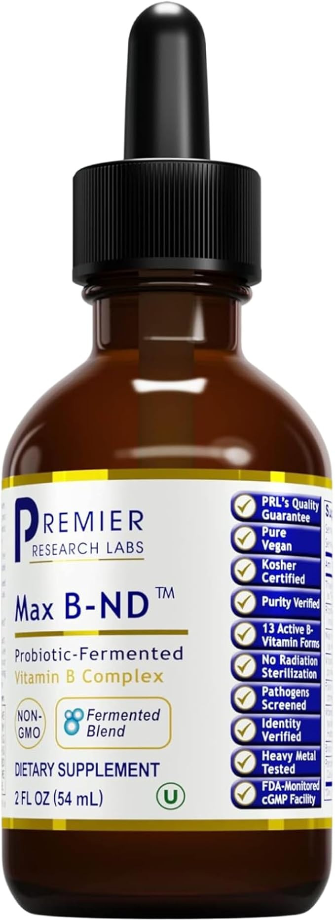 Premier Research Labs: Max B-ND Liquid Vitamin B-Complex for Liver & Brain Health - Sublingual Dr... | Amazon (US)