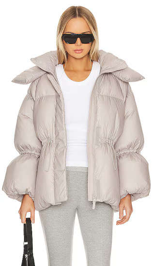 Leone Coat in Light Grey | Revolve Clothing (Global)