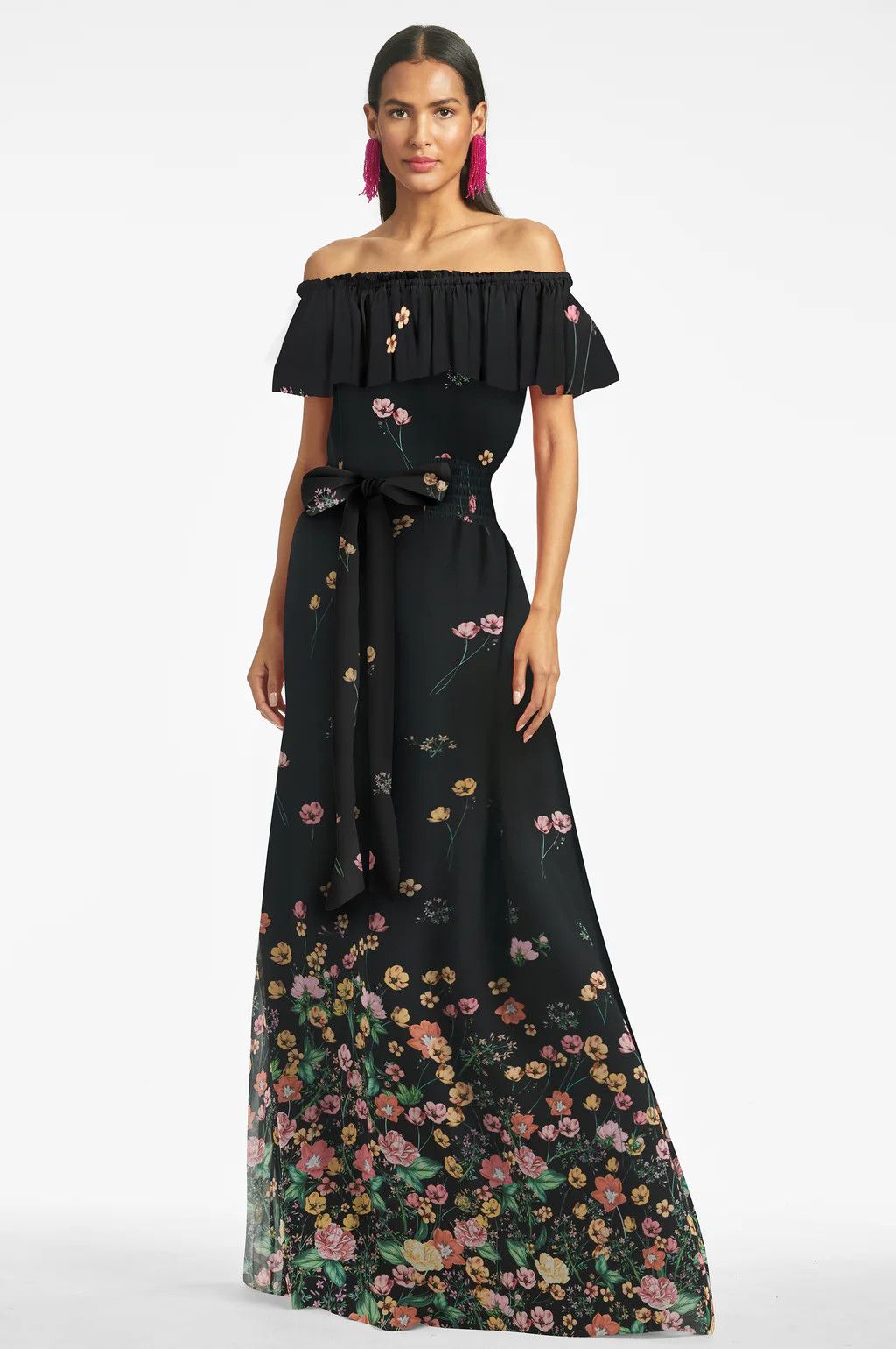 Nikki Dress - Dark Garden - Final Sale | Sachin & Babi