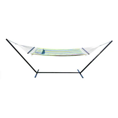 Stansport Antigua Double Polyester Hammock with Stand | Wayfair North America