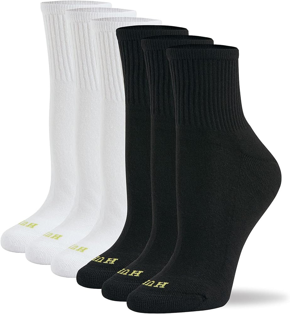 HUE womens Mini Crew Sock 6-pack | Amazon (CA)