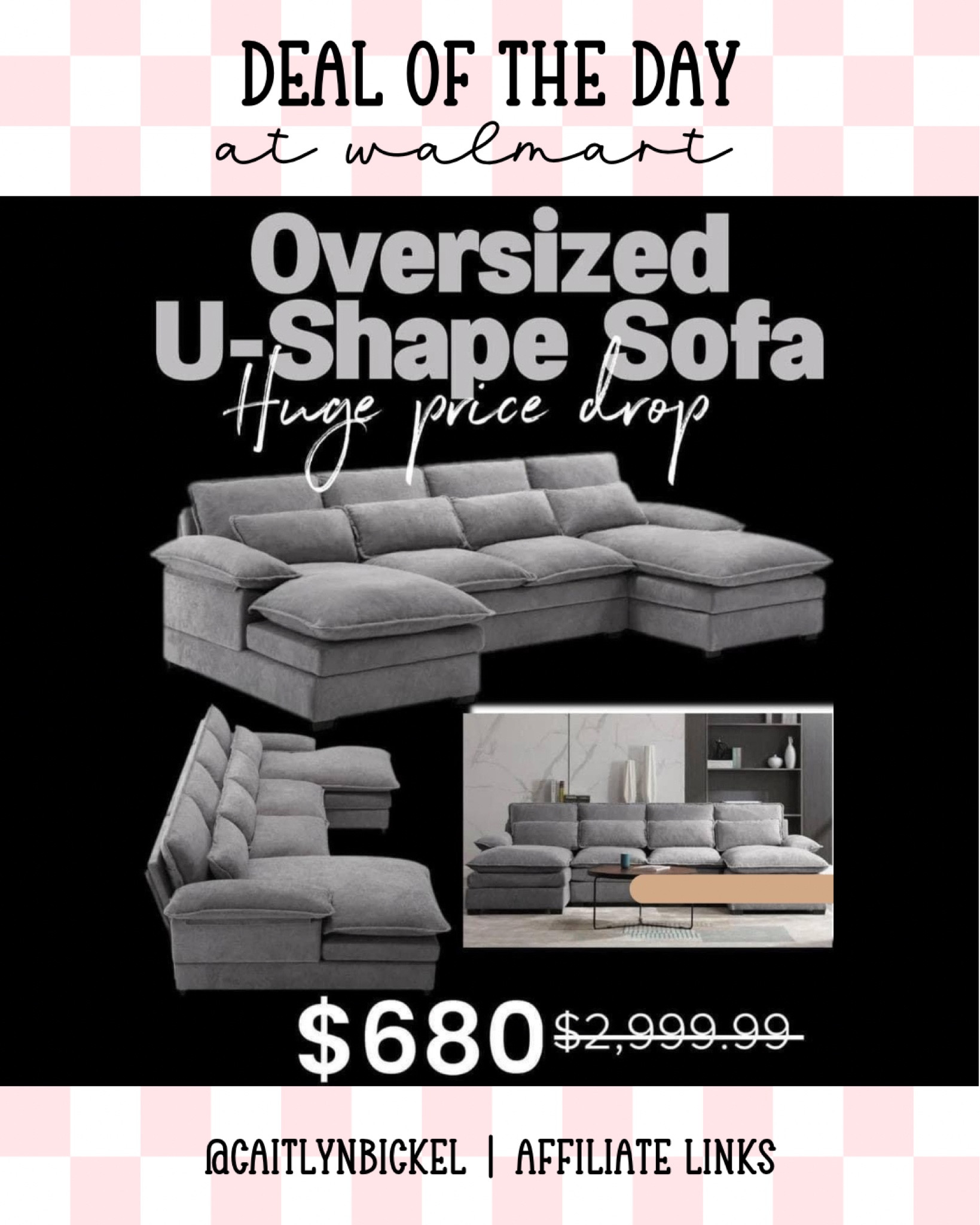 Amazing deal on this couch at Walmart!

#LTKHome #LTKFallSale #LTKSaleAlert