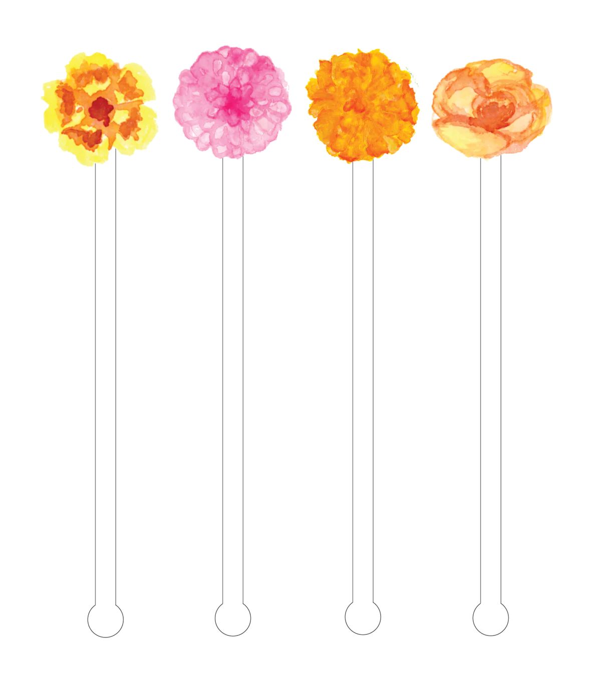 Floral Stir Sticks | Britt +Beks