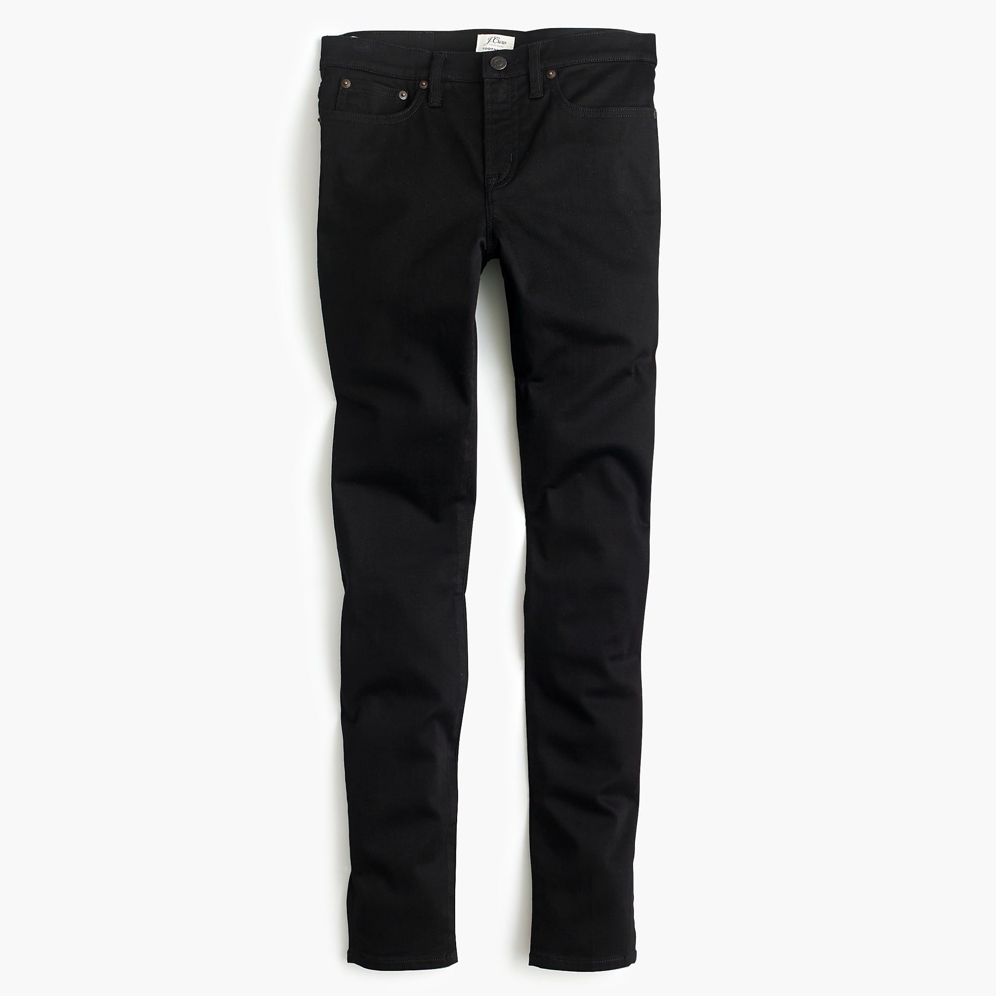Tall 8" toothpick jean in true black | J. Crew US