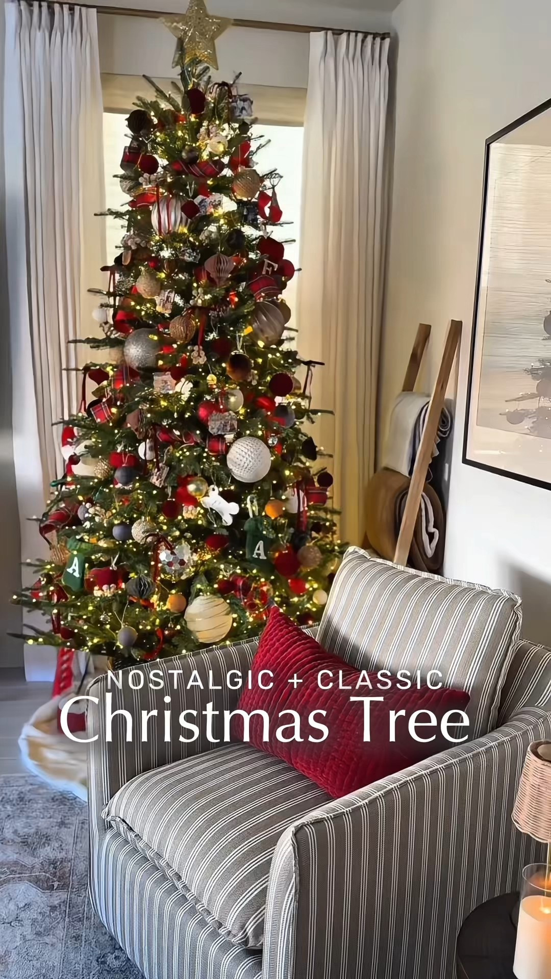 Our classic and nostalgic Christmas tree that gives all the warm & cozy Christmas vibes ✨ 

#LTKHome #LTKHoliday