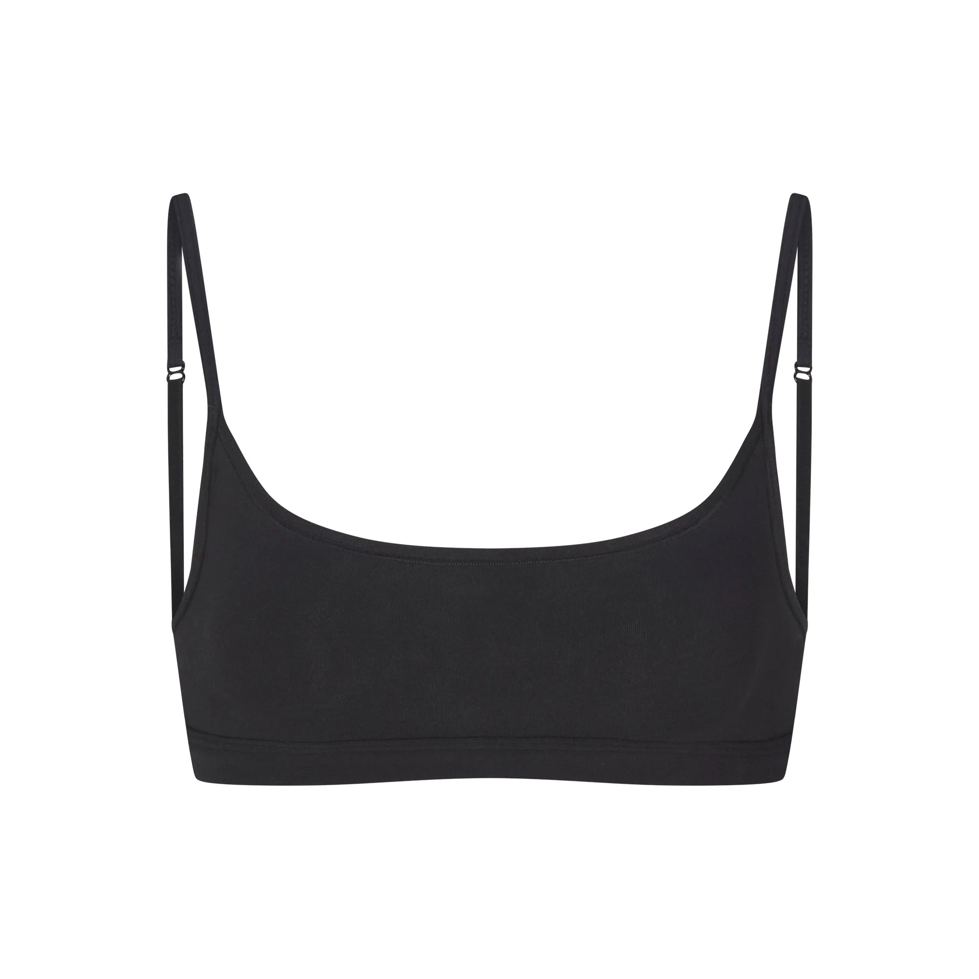 SKIMS Scoop Bralette | Black | XL | Everyday Cotton | SKIMS (US)