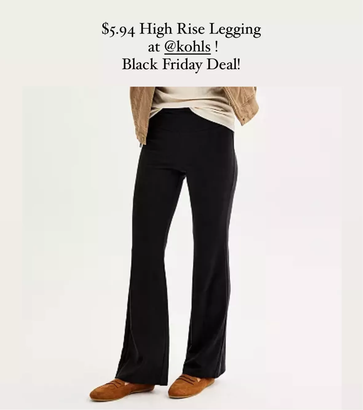 Women's Sonoma Goods For Life® High-Waisted Flare Leggings, Size