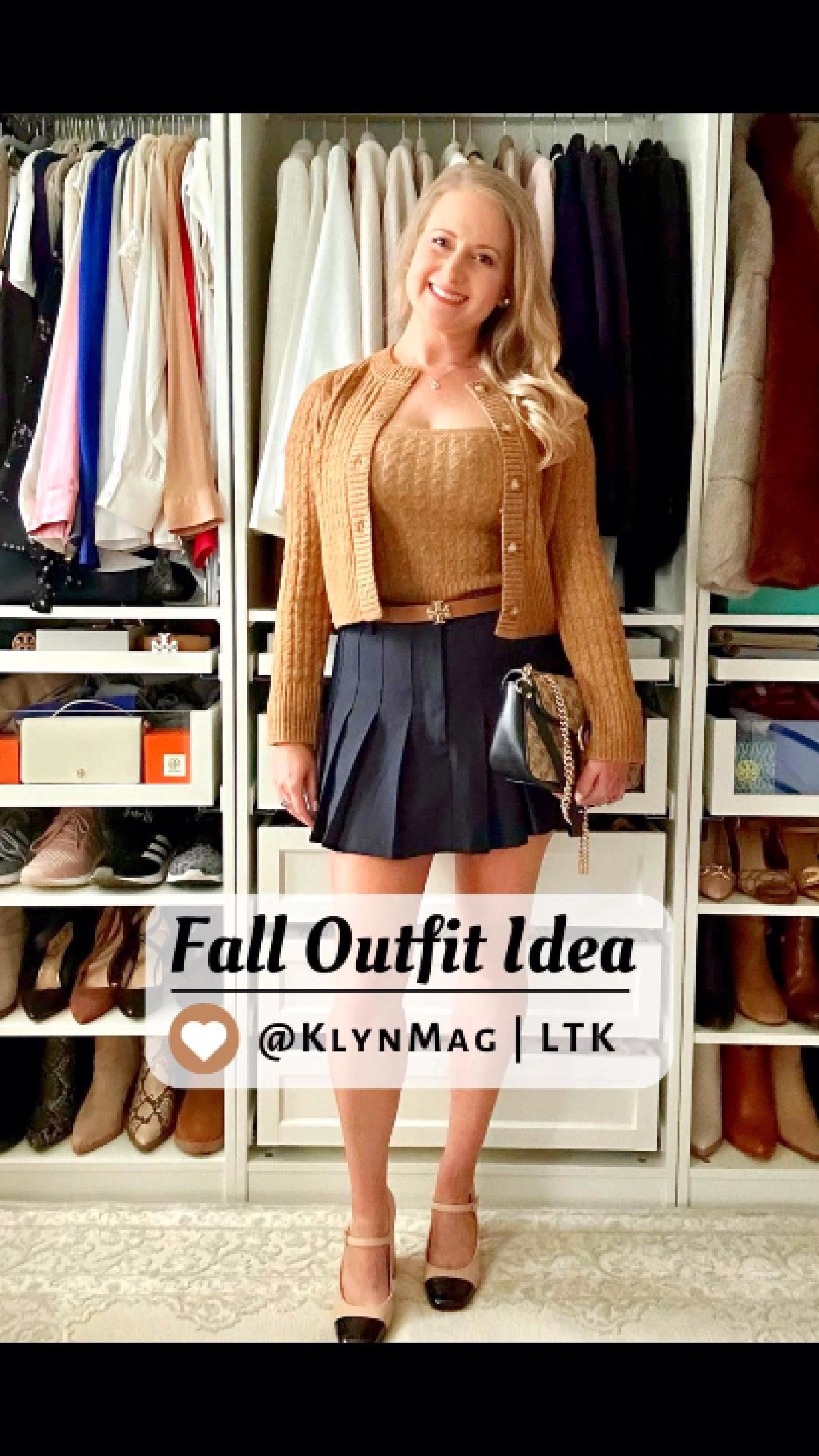 Fall in love with this cozy Abercrombie knit cardigan set paired with a versatile black pleated skort—your go-to for endless outfit options! Stay tuned for 5 chic ways to style this skort, perfect for any fall occasion. Shop now and elevate your autumn wardrobe! 

#LTKSeasonal #LTKSaleAlert #LTKVideo