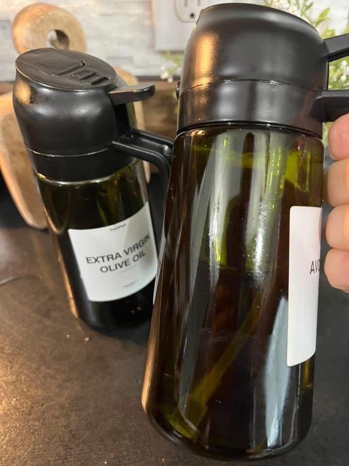 Cooking Oil Dispenser. Cut the aerosols and nasty ingredients. These have a pour or spray option! 

#LTKdayinmylife #LTKHome #LTKOver40