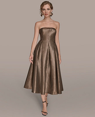 Women's Strapless Fit and Flare Cocktail Dress | Macy's