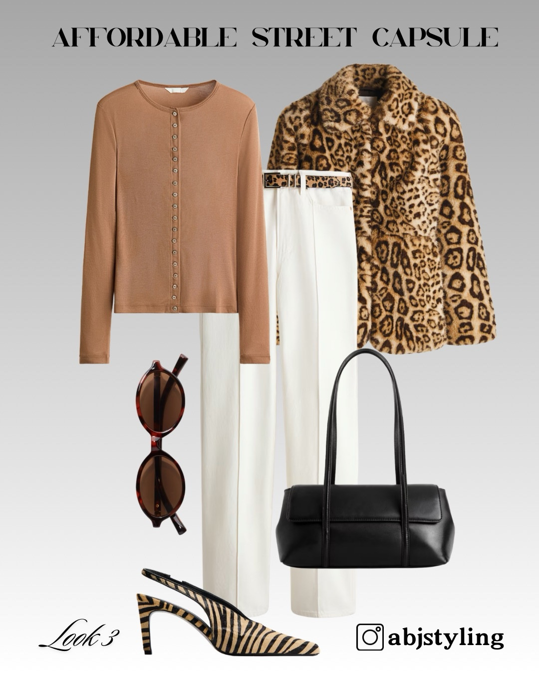 Warm beige tones paired with animal print = instant chic.

Styling tip: When working with neutrals, vary textures (knit + trousers + coat) to avoid a flat look.

#LTKFashionMonth #LTKuk #LTKstyletip