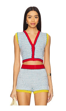 My Beachy Side Maje Hand Crochet Vest in Multi from Revolve.com | Revolve Clothing (Global)