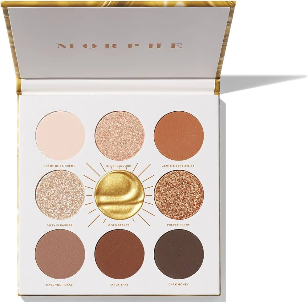 Morphe Rich & Foiled Artistry Palette - Foil-Effect Eyeshadow Palette with Matte, Shimmer & Foil ... | Amazon (US)